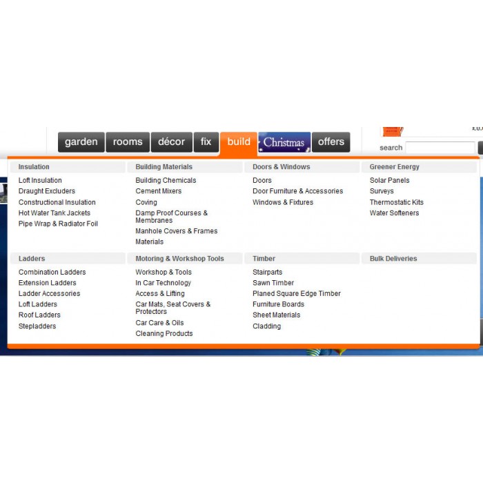 Mega Menu - Interspire Add-ons