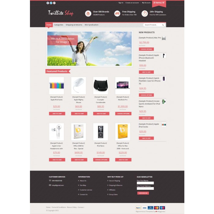 Twillite - Bigcommerce Template