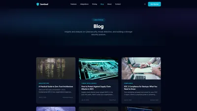 Sentinel - Cybersecurity SaaS Astro + Contentful Theme 4