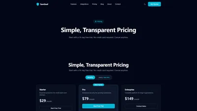 Sentinel for HTML5 - Static Cybersecurity SaaS Theme 3
