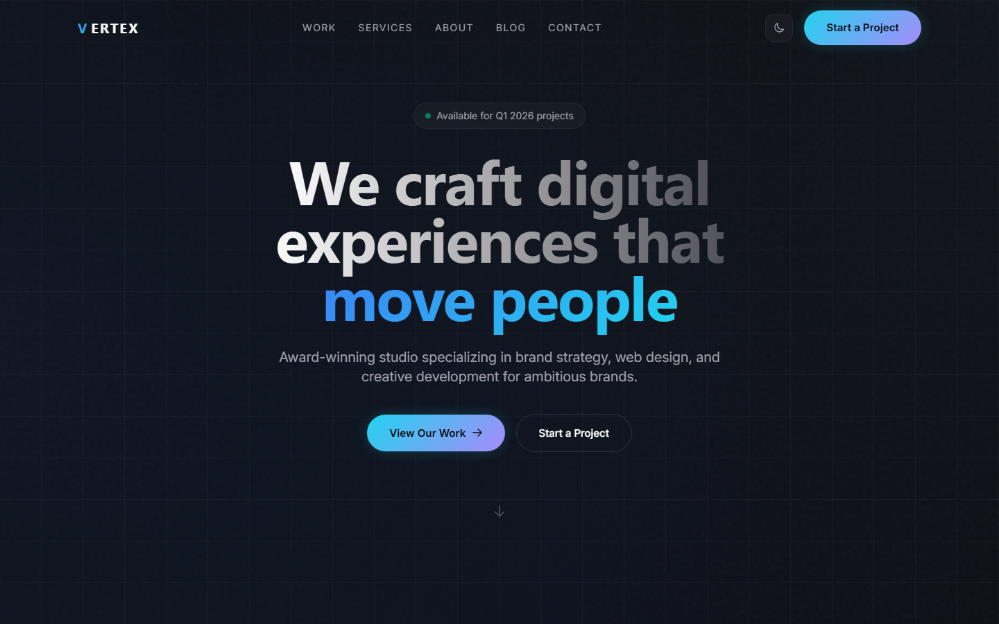 Vertex - Agency & Portfolio HTML5 Theme
