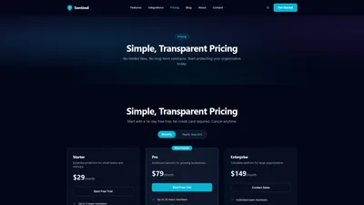 Sentinel for Nuxt — Cybersecurity SaaS Theme 3
