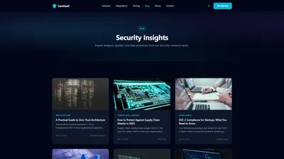 Sentinel for SvelteKit — Cybersecurity SaaS Theme 4